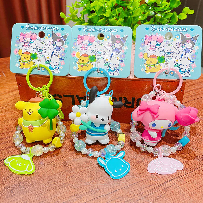 Sanrio Floral Keychain - Official