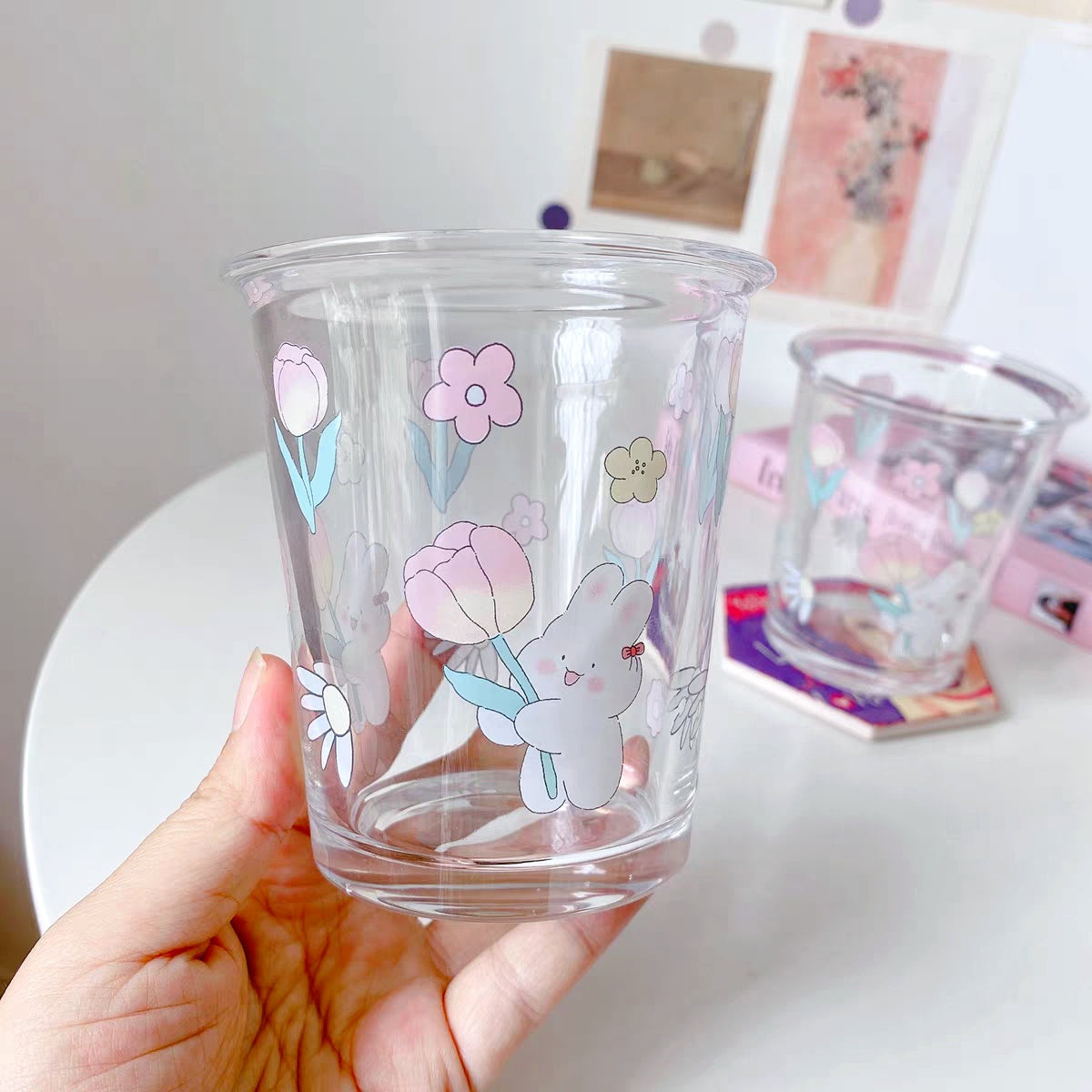 Kawaii Bunny/Mikko Glass Cup