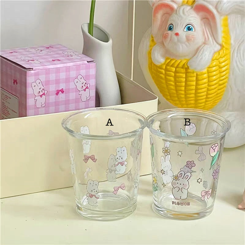 Kawaii Bunny/Mikko Glass Cup