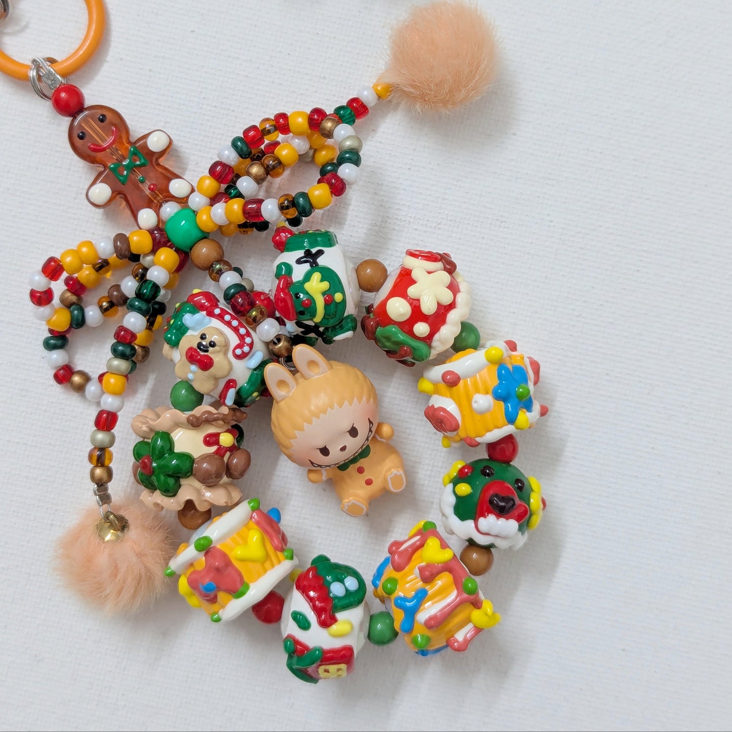Pop Bean Christmas Party Series - Figures - Genuine - Handmade Phone/Bag Charms