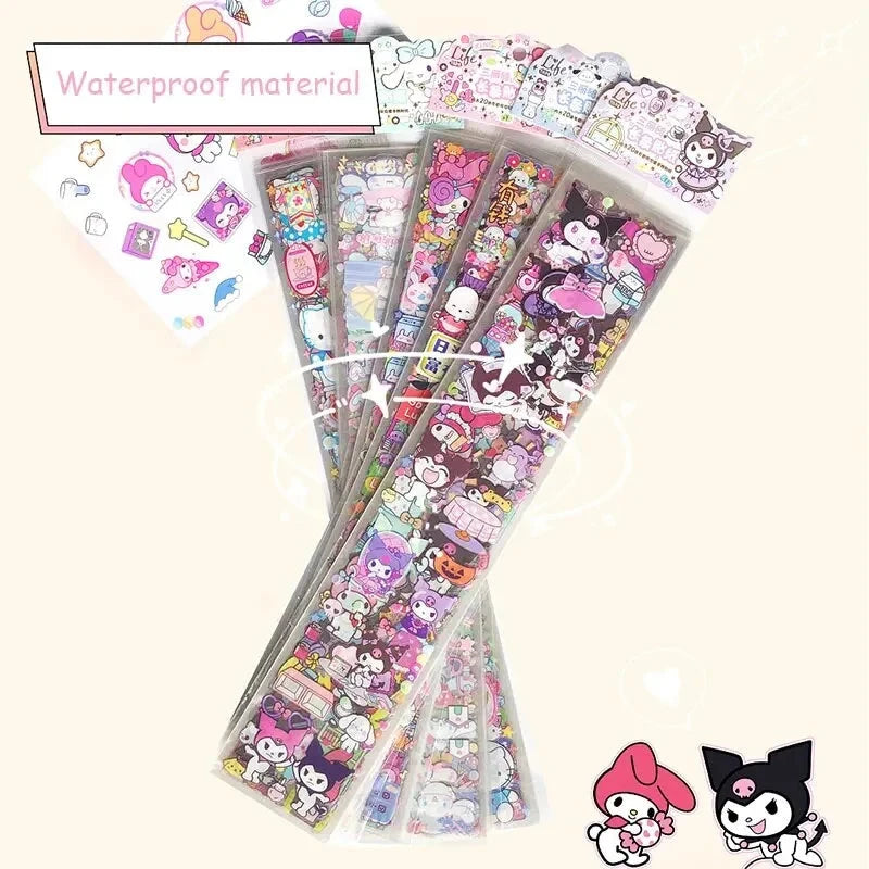 Sanrio Sticker Sheet Set - 20 Sheets