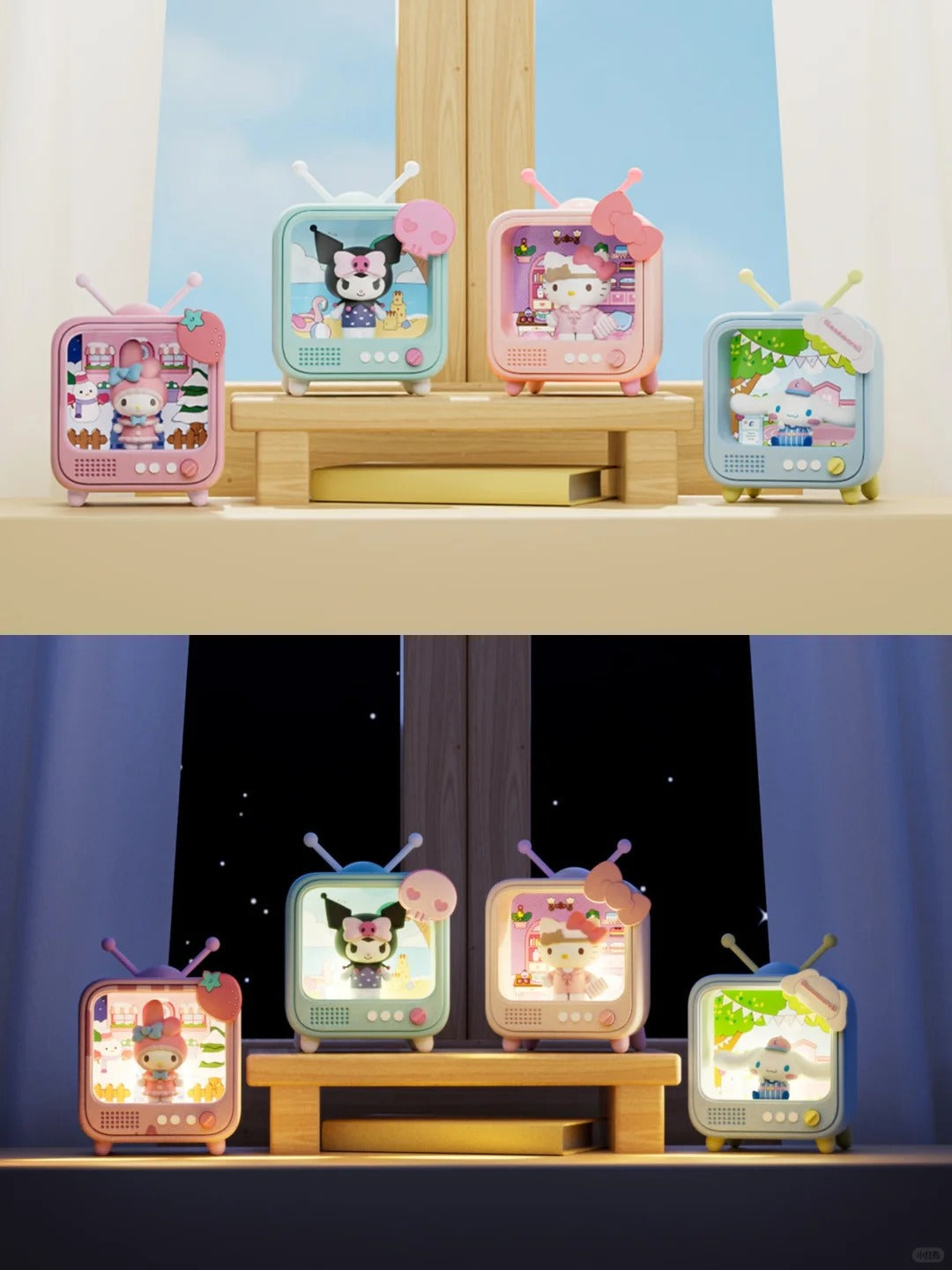 Sanrio TV Channel Series Glowing Desk Lamps