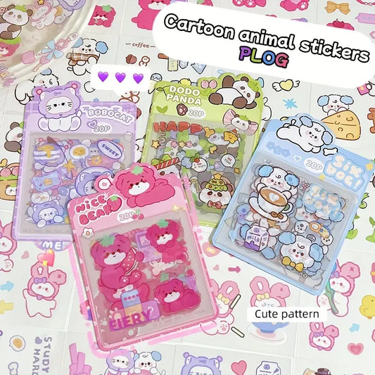 Kawaii Cartoon Pet Animal DIY Stickers
