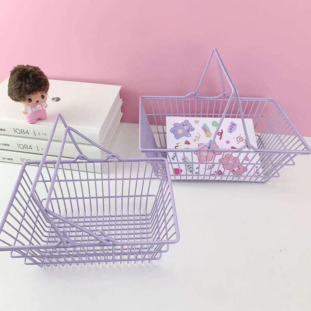 Mini Metal Shopping Basket - Medium