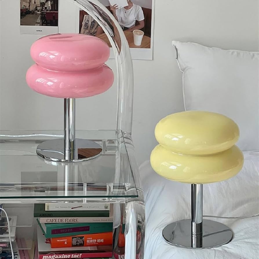 Korean Nordic Macaron Glass Table Lamp - Classic