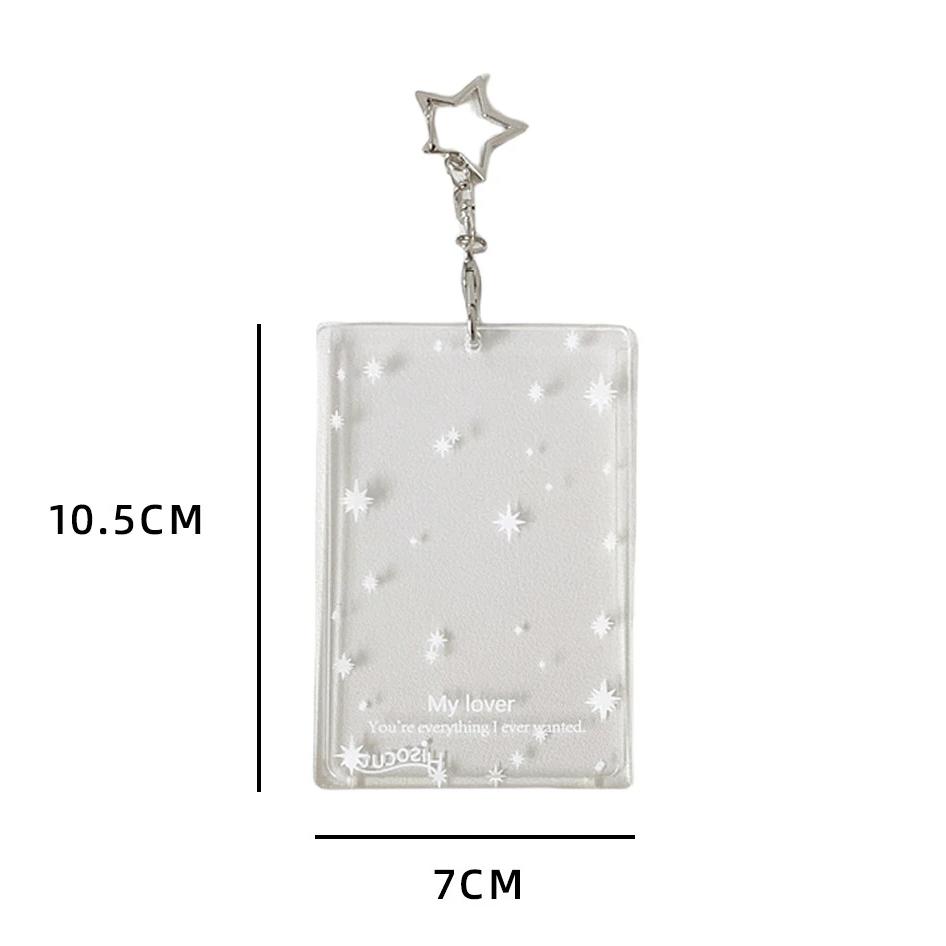 Kpop Transparent Photo Card Holder