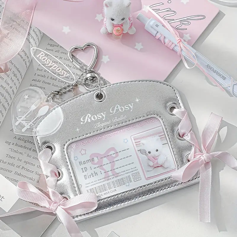Rosyposy PU Leather Photo Card/ID Card Holder