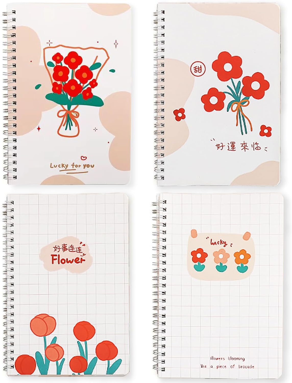 Tulip/Floral Notebook Sets