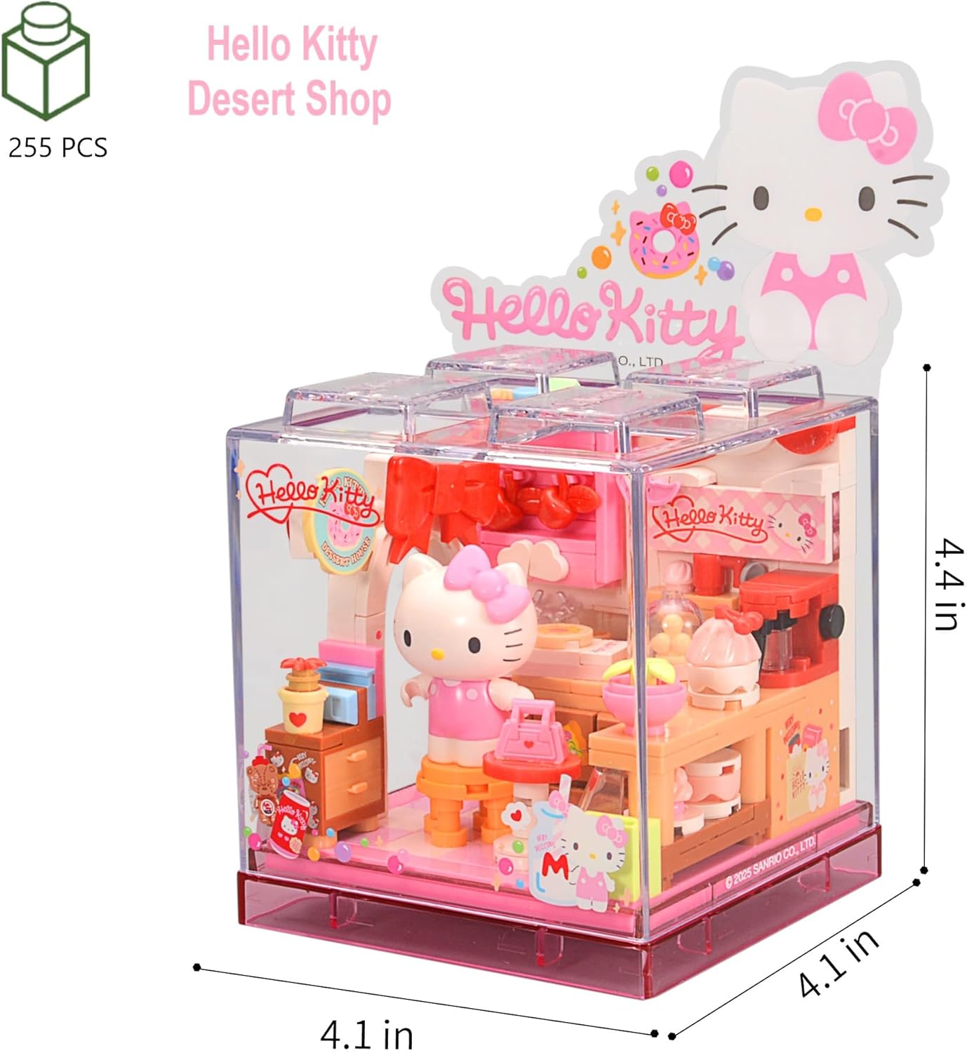 Hello Kitty Lovely Boutique Cake Shop Miniature Building Block Set