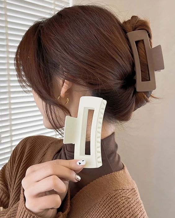 Korean Matte Claw Clip - Set of 3