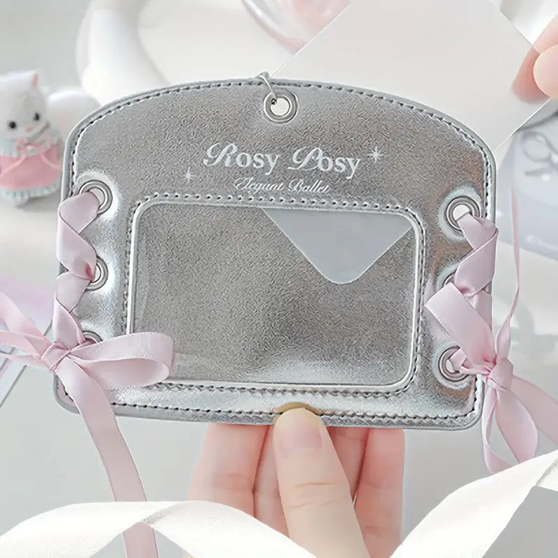 Rosyposy PU Leather Photo Card/ID Card Holder