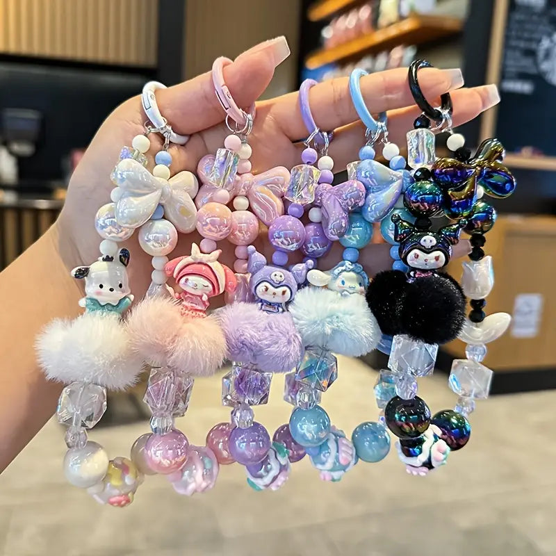Sanrio Holographic Charm Phone Lanyard/Keychain