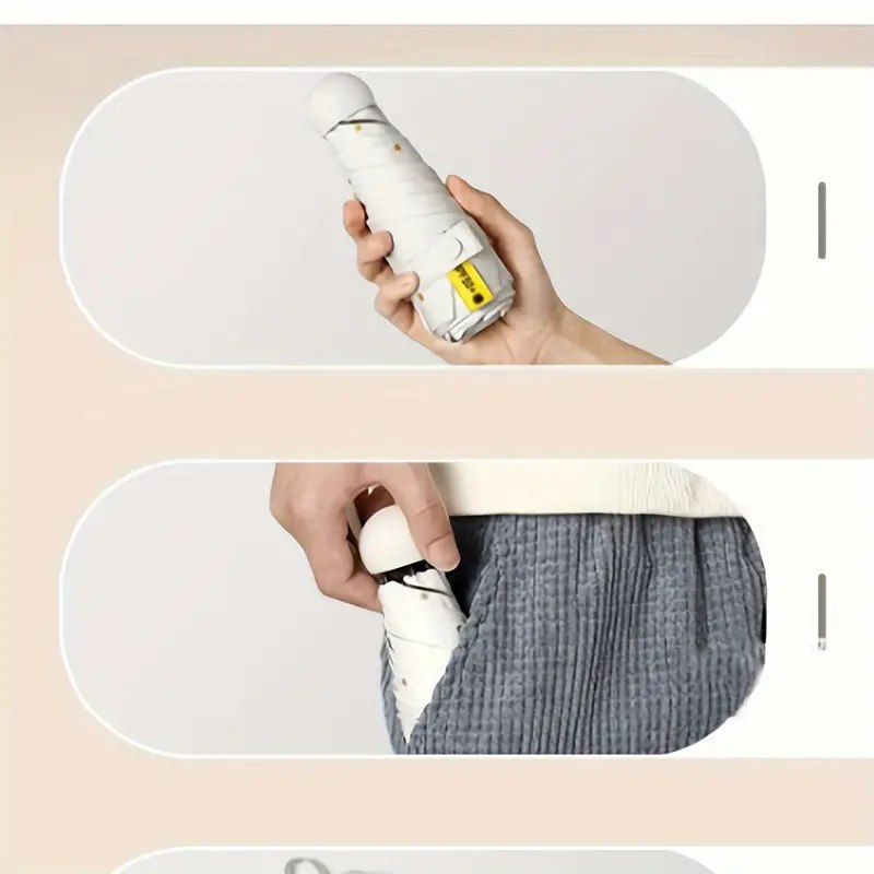 Aesthetic Portable Heart Umbrella