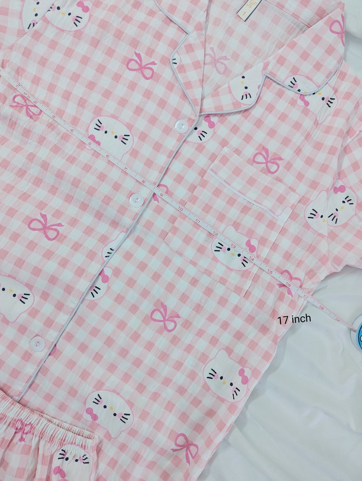 Hello Kitty/MyMelody - Pink - Cotton Pyjama Set - XS