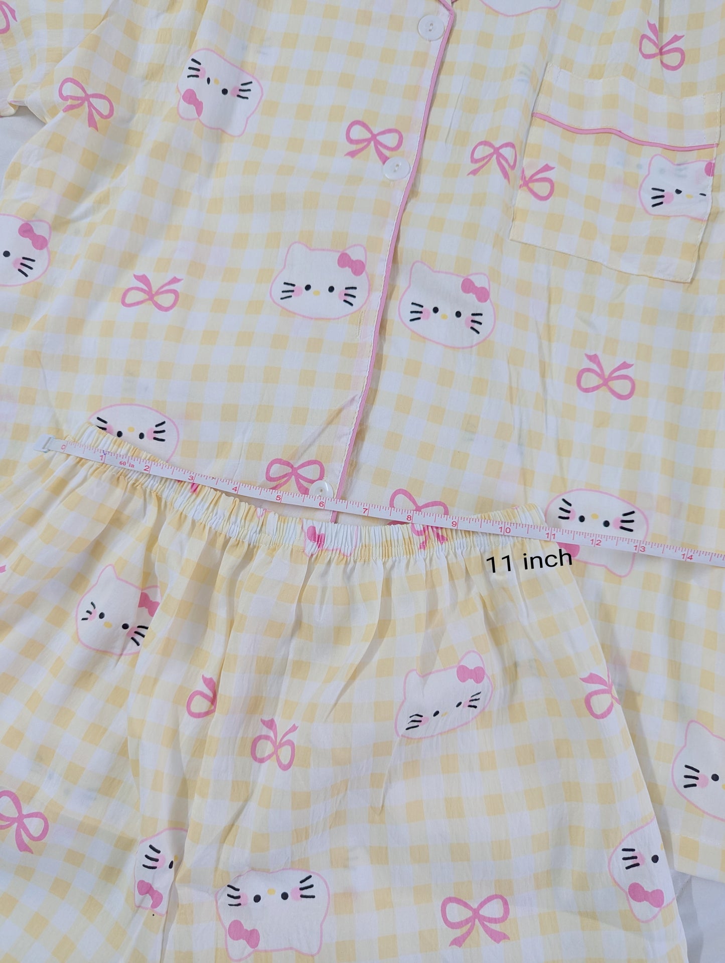 Hello Kitty Cotton Pyjama - M