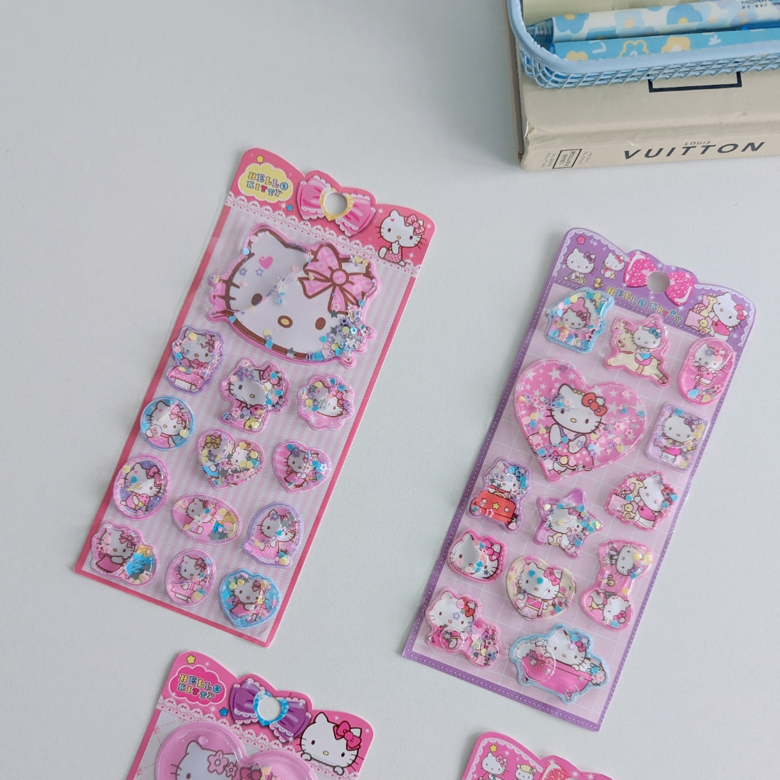 Hello Kitty Flashy Water Float Stickers - Set of 4