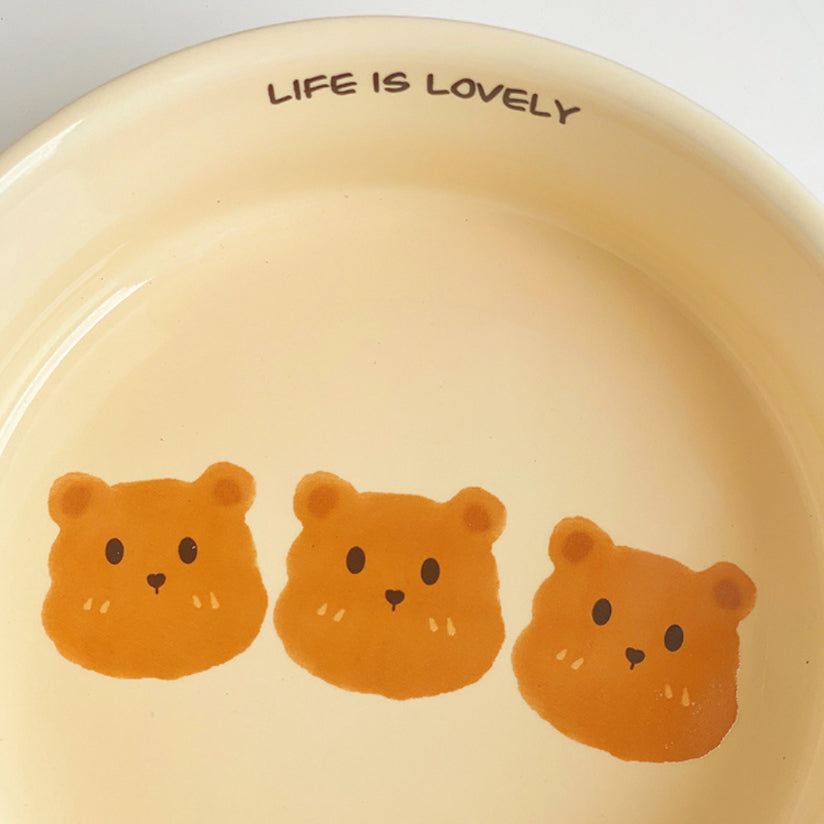 Kawaii Bear Life is Lovely Breakfast Bowl