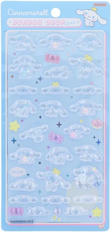 Sanrio Bonbon Drop Seal 3D Stickers - Official