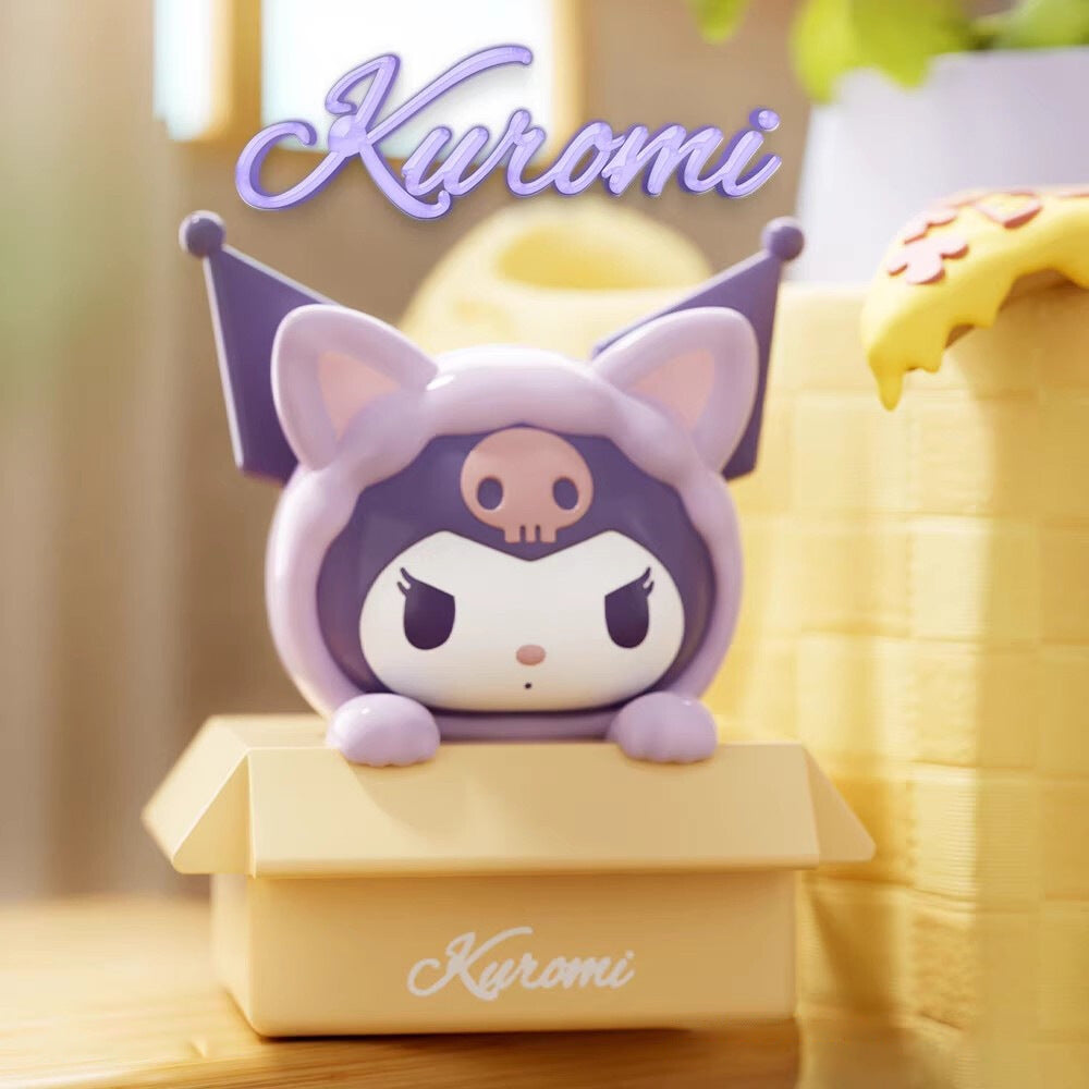 Kitty Sanrio Characters Peek from Box Blind Bag
