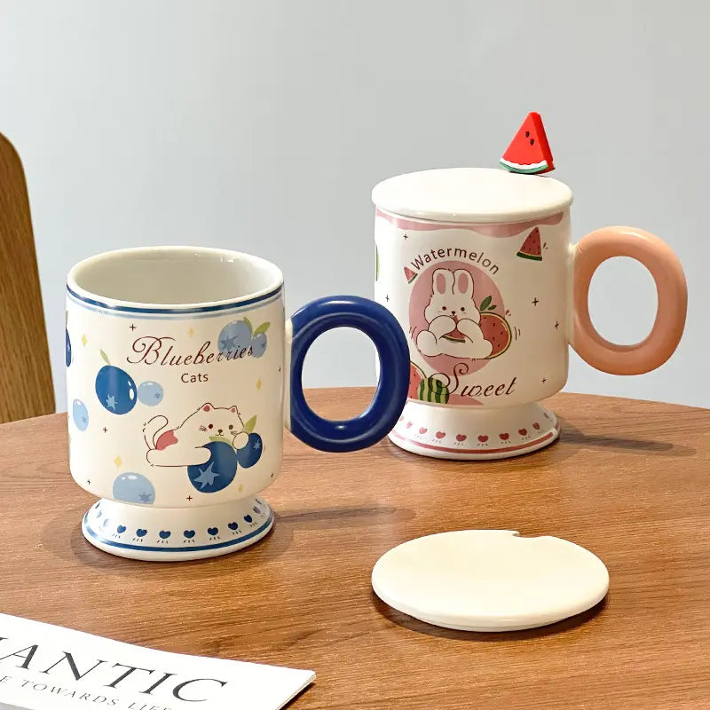 Kawaii Bunny Creative Ceramic Mug