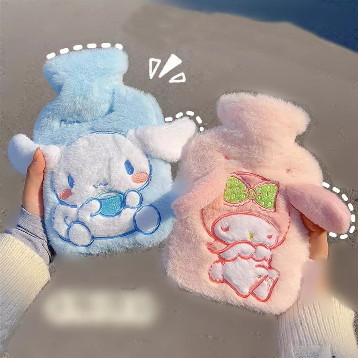 Kawaii Sanrio Plush Hot Water Bag