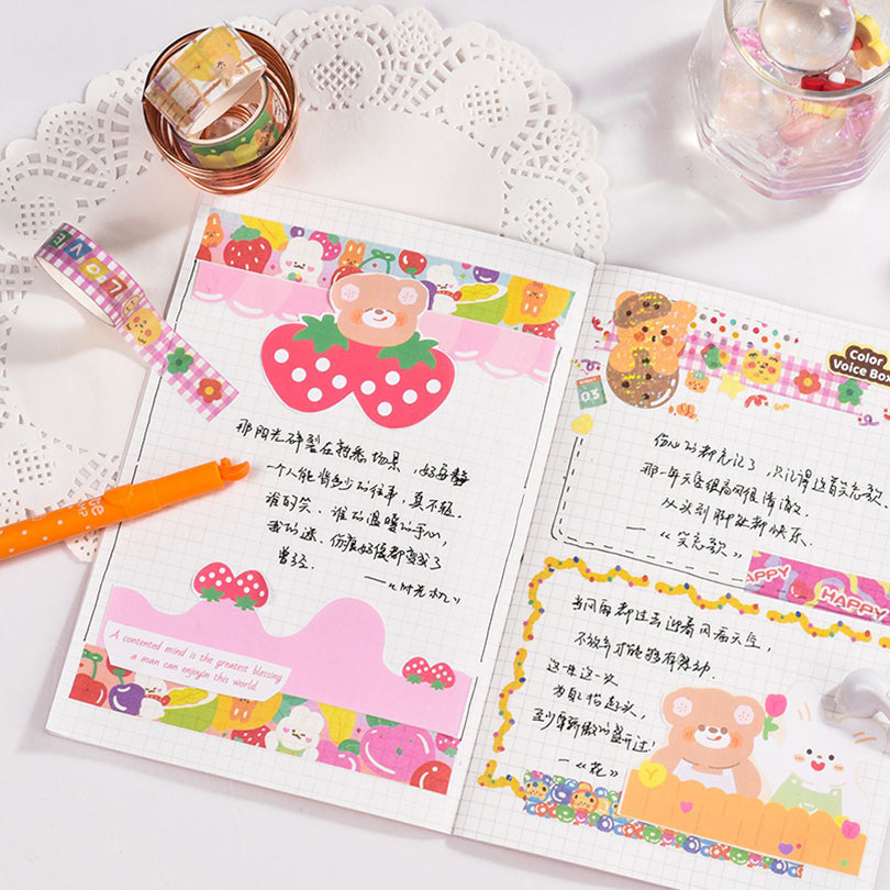 Kawaii Cartoon Tape Stickers