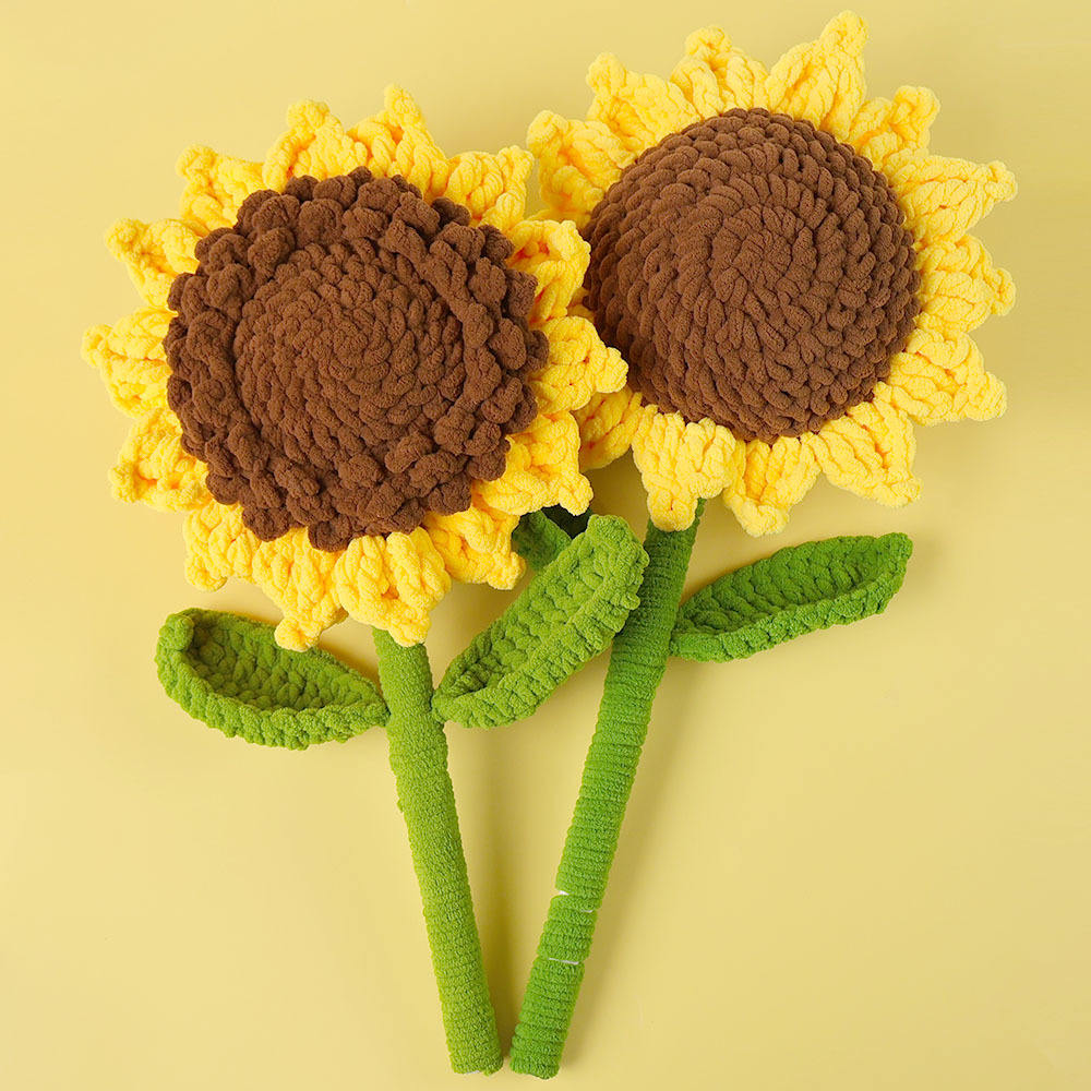Giant Handmade Sunflower Crochet
