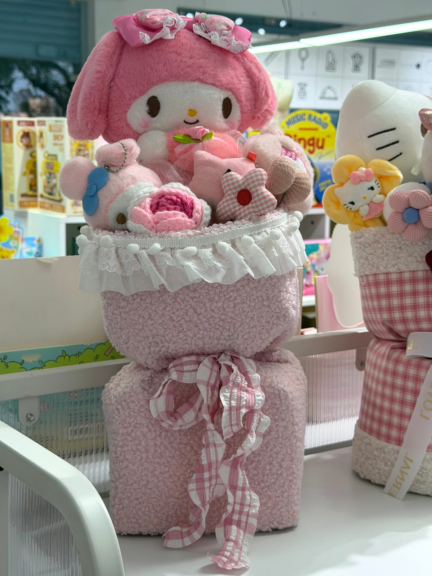 My Melody Handmade Plush Bouquet - Model A