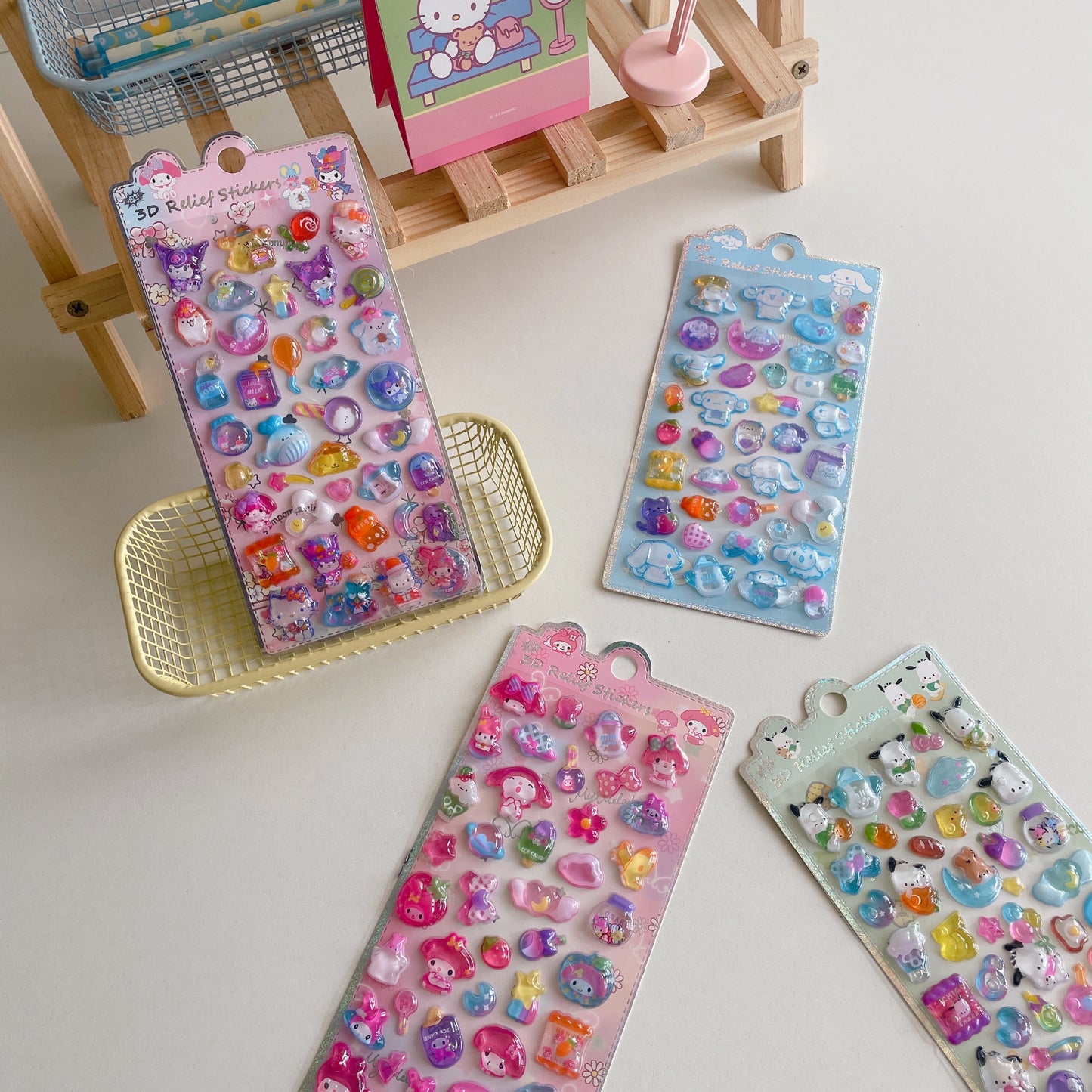 Kawaii Sanrio 3D Stickers