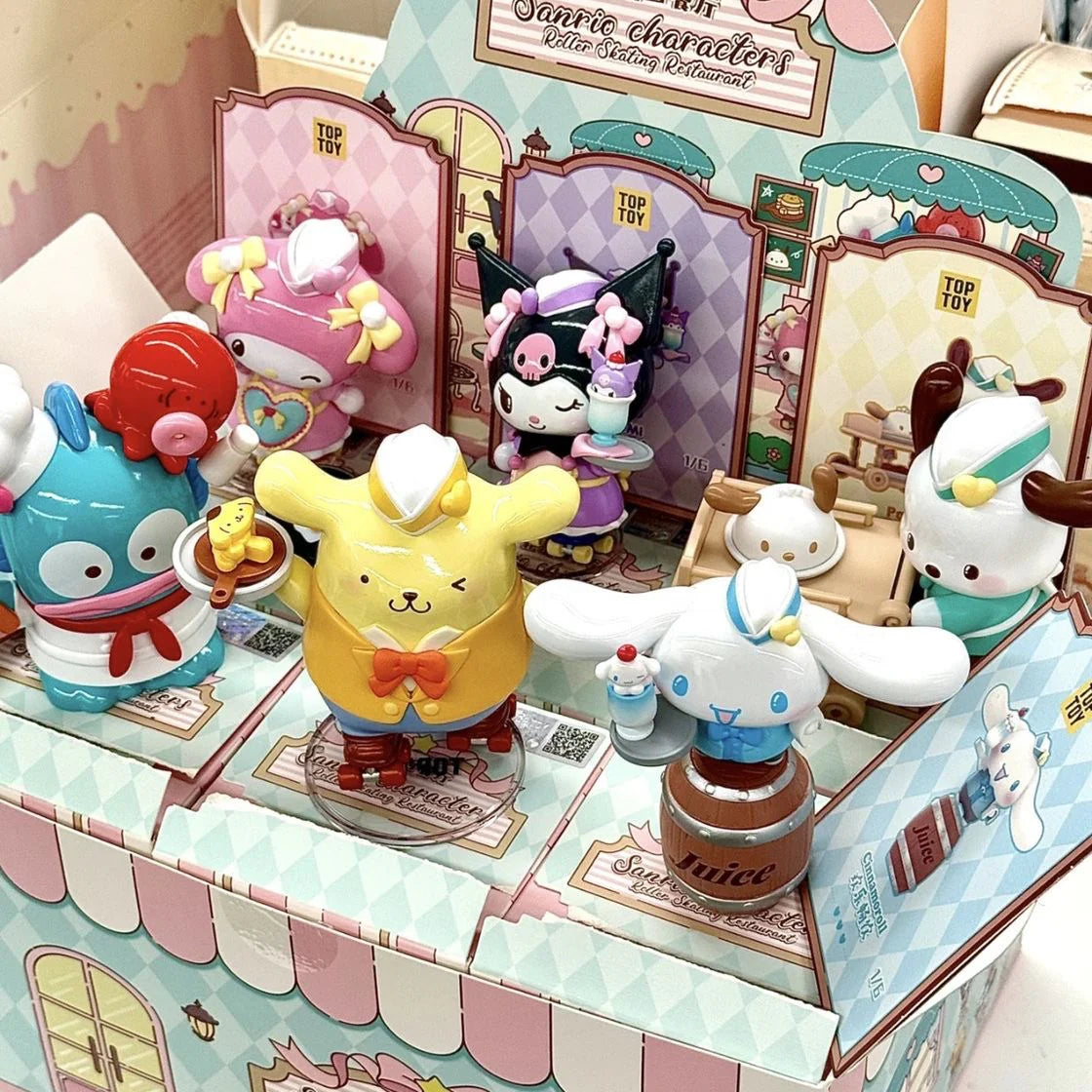 Sanrio Toptoy Roller Skating Restaurant Blind Box Figure-Single Piece