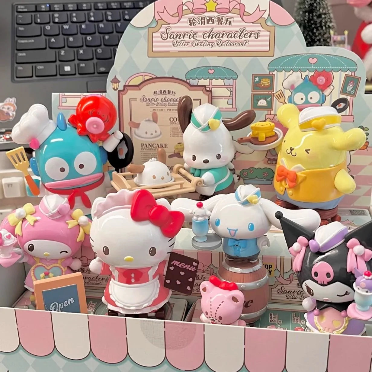 Sanrio Toptoy Roller Skating Restaurant Blind Box Figure-Single Piece