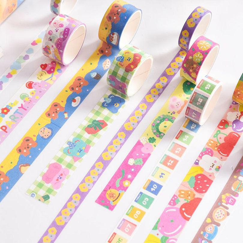 Kawaii Cartoon Tape Stickers