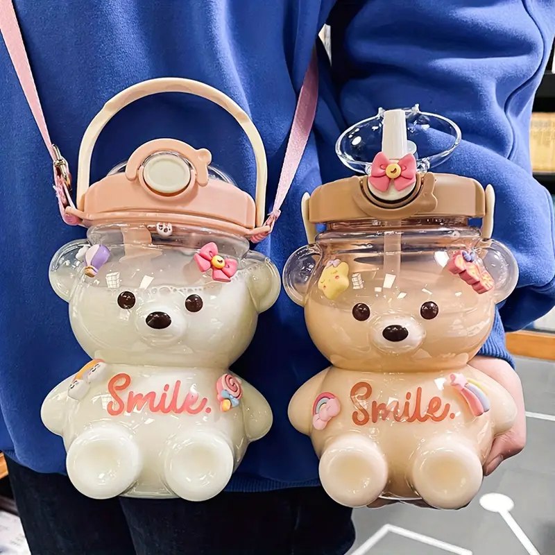 Kawaii Teddy Water Bottle