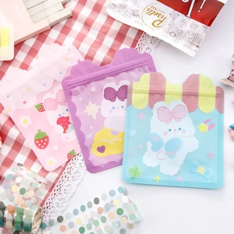 Kawaii Ziplock waterproof material – Set Of 2 Pcs
