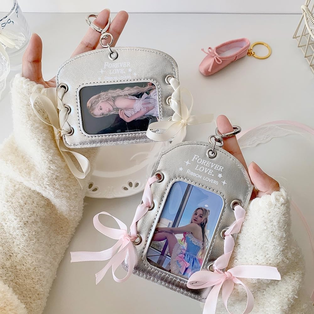 Rosyposy PU Leather Photo Card/ID Card Holder