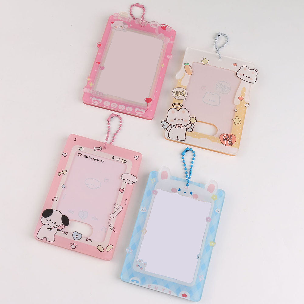 Kawaii Acrylic Photo Card Holder - Premium Quality