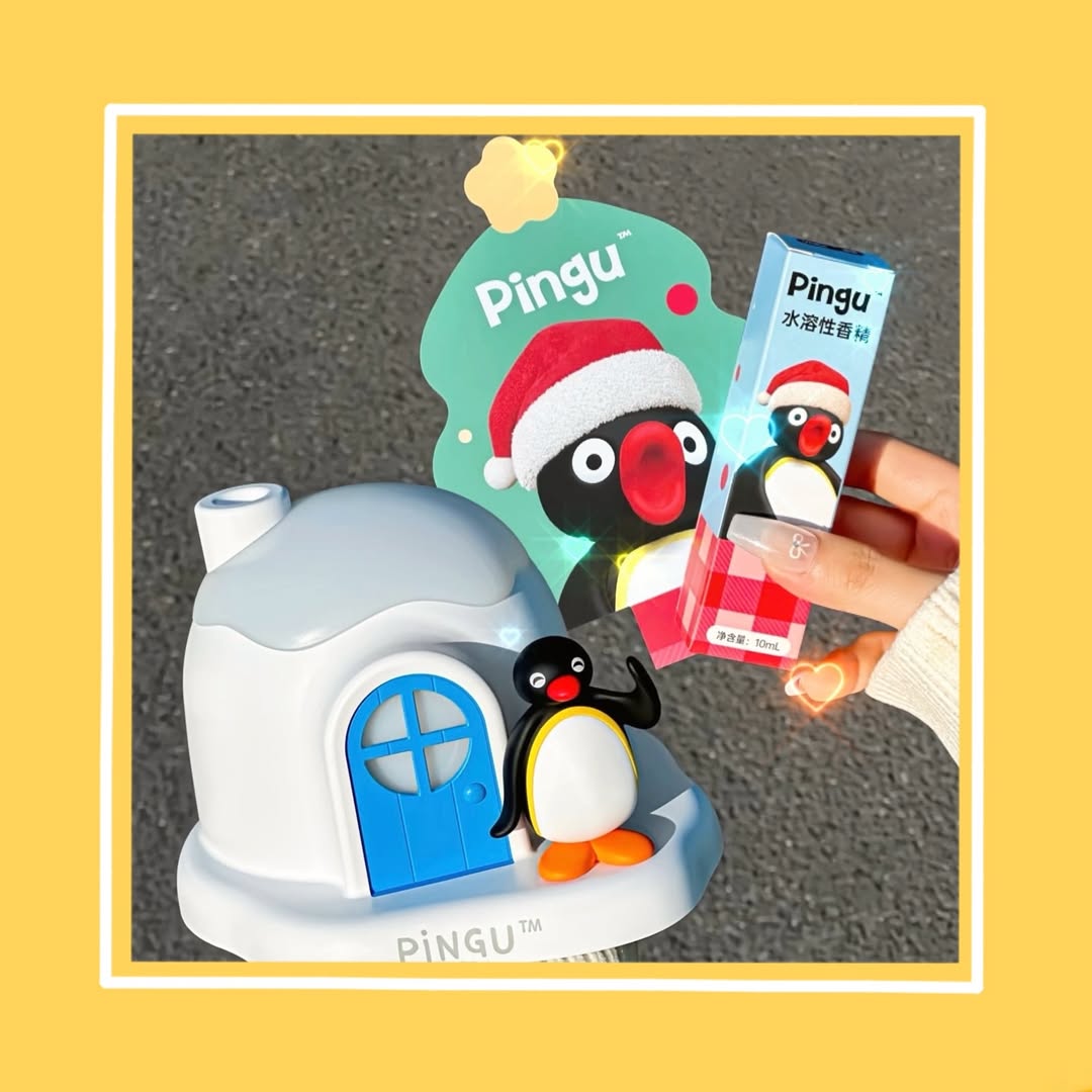 Martube Pingu Humidifier + Soft Lamp (Christmas Edition)- Preorder