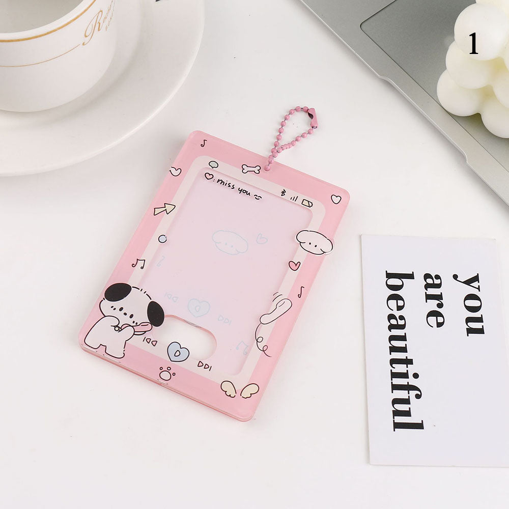 Kawaii Acrylic Photo Card Holder - Premium Quality