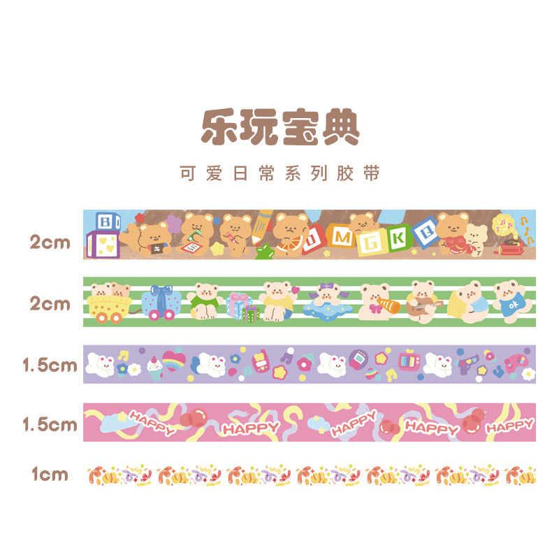 Kawaii Cartoon Tape Stickers
