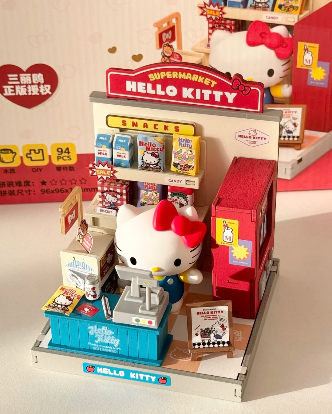 Rolife x Sanrio DIY Miniature Cute Store Manager Series Kit