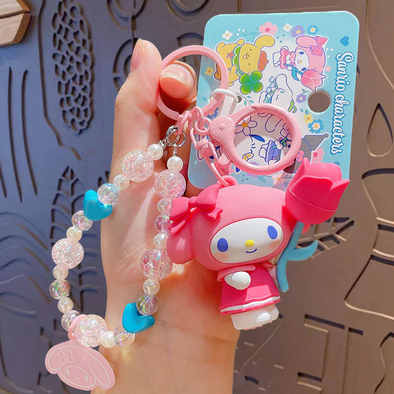 Sanrio Floral Keychain - Official