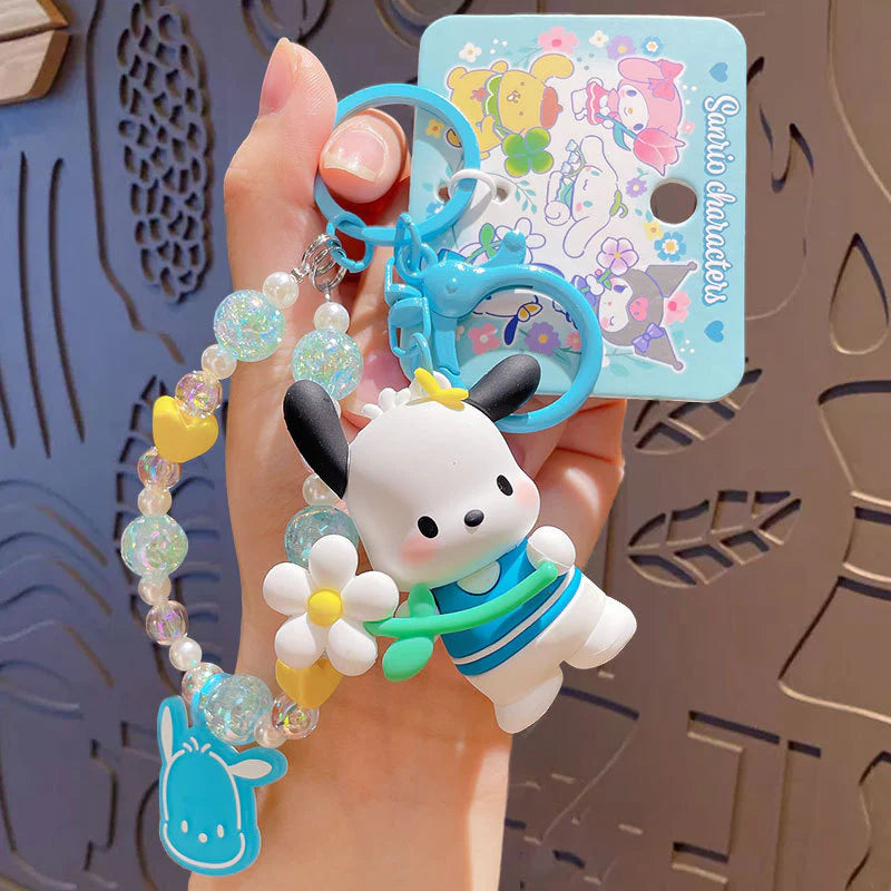 Sanrio Floral Keychain - Official
