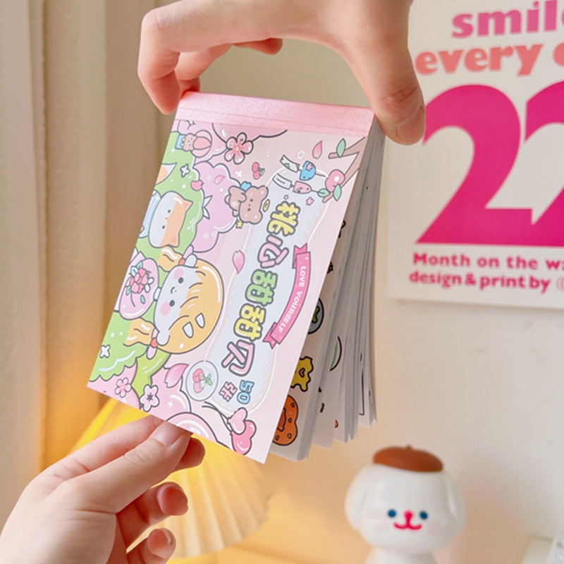 Cute Kawaii Sticker Notebook