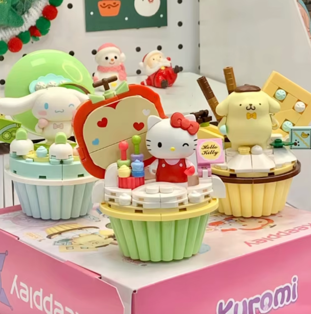 Sanrio Building Blocks Figurine - Cup Cake Series - Official