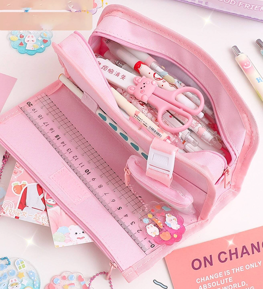 Kawaii/Sanrio Wide Open Zipper Pencil Pouch