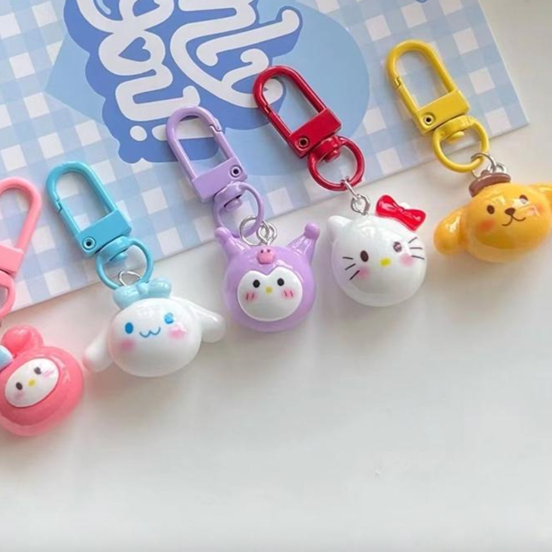 Sanrio Dreamy Bubble Head Keychains