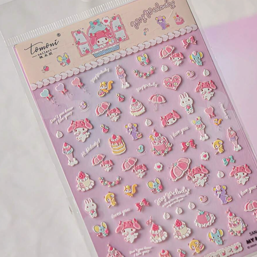 My Melody Nail Stickers