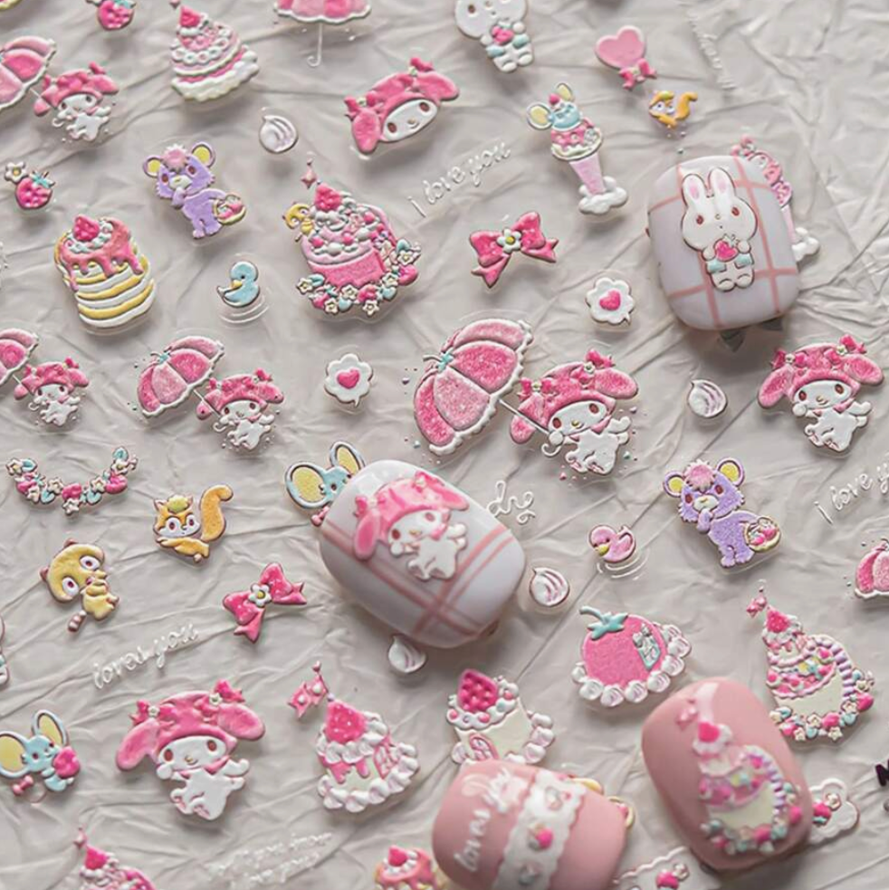 My Melody Nail Stickers