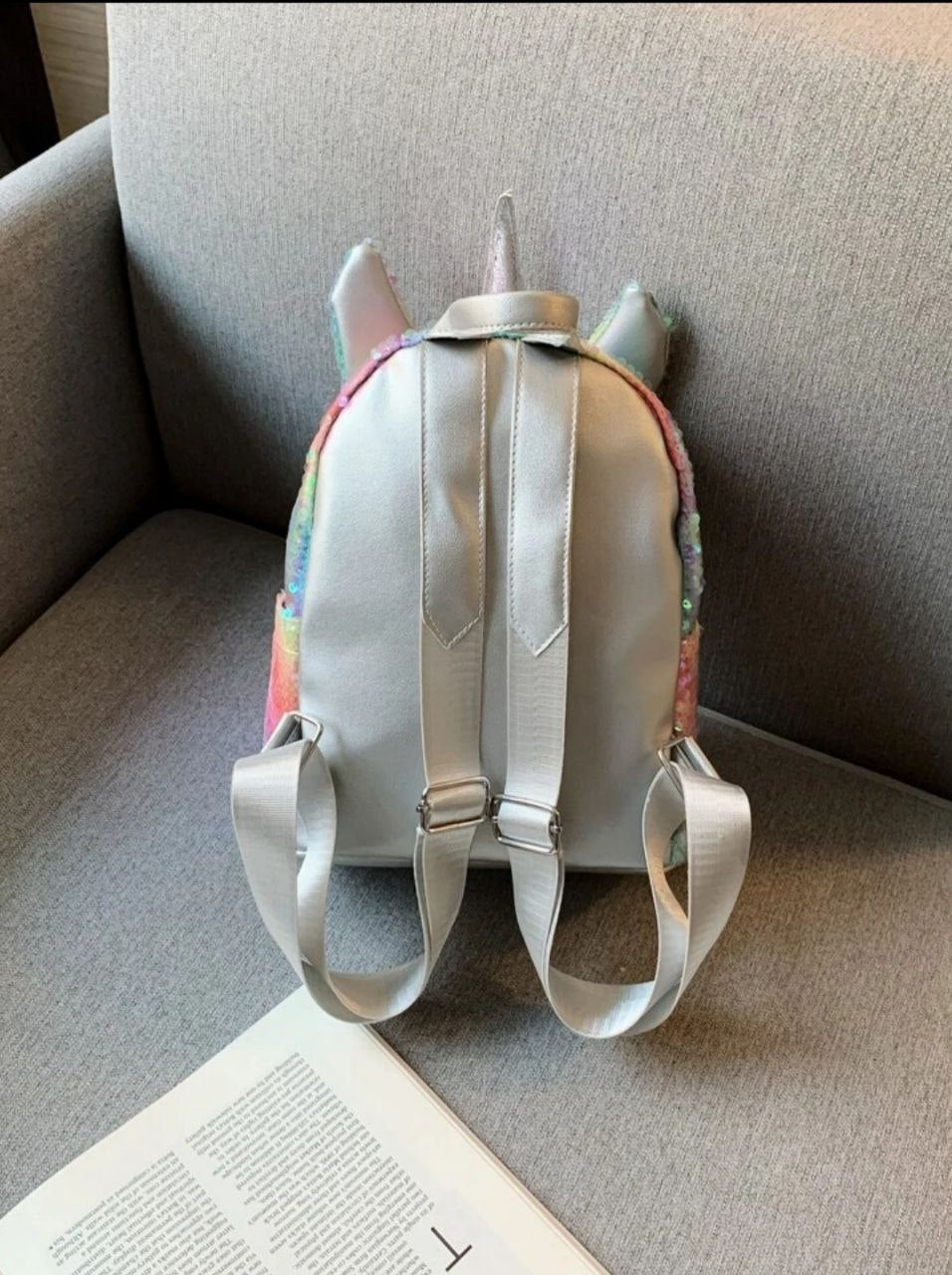 Unicorn Multicolor Sequin Backpack