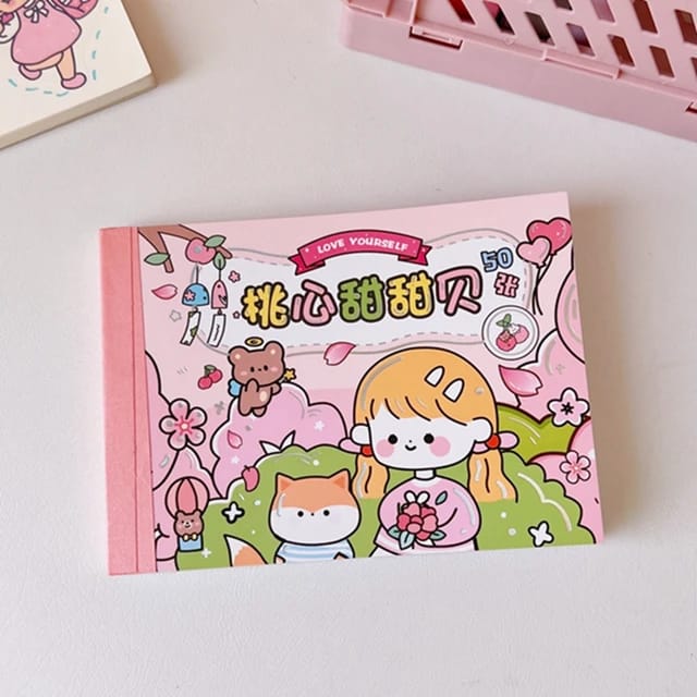 Cute Kawaii Sticker Notebook